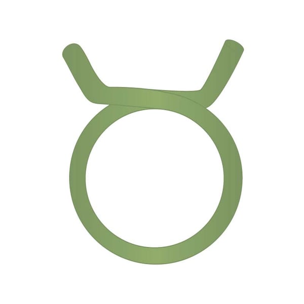 Rotor Clip Hose Clamp 1/4 Sng Wire ZG HCR1-004 - main